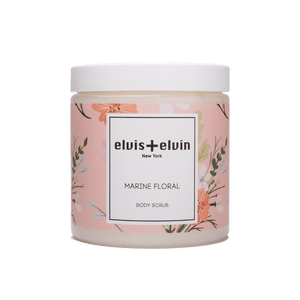 elvis+elvin Marine Floral Body Scrub with Dead Sea Salt 300ml by elvis+elvin