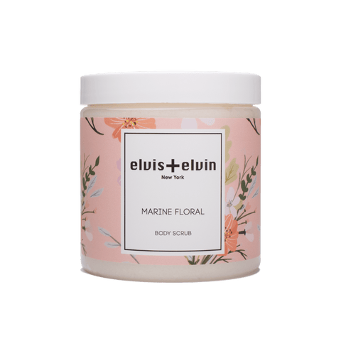 elvis+elvin Marine Floral Body Scrub with Dead Sea Salt 300ml by elvis+elvin