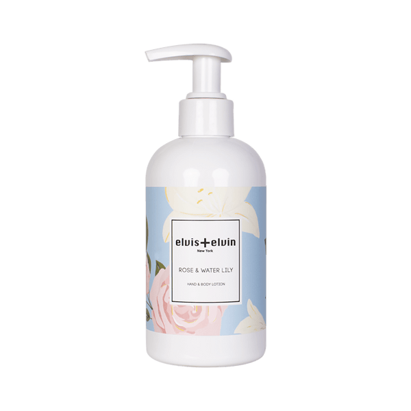 elvis+elvin Rose & Water Lily  Hand & Body Lotion by elvis+elvin