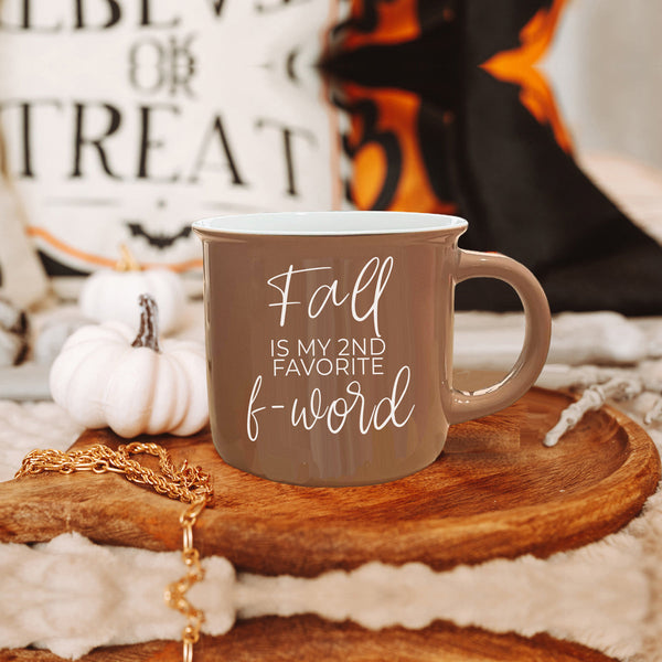 Fall + F-Word Mug by Gia Roma