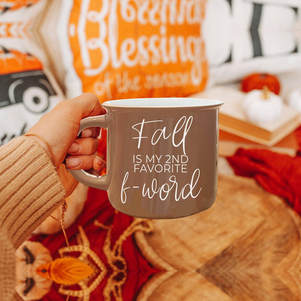 Fall + F-Word Mug by Gia Roma