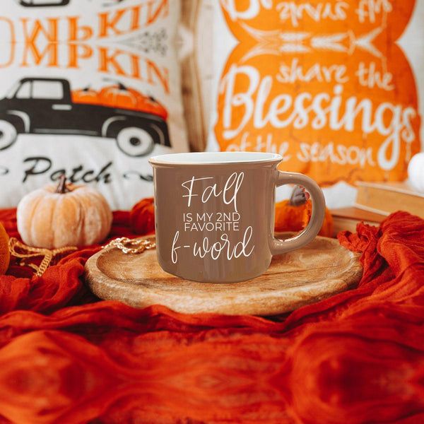 Fall + F-Word Mug by Gia Roma