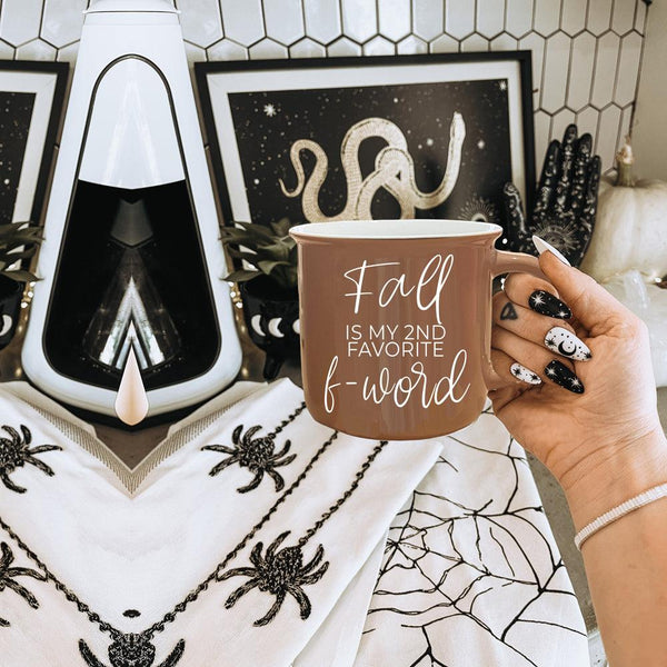 Fall + F-Word Mug by Gia Roma