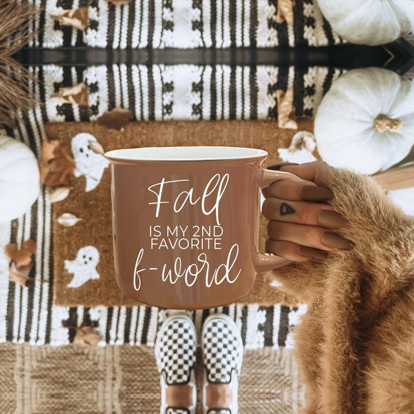 Fall + F-Word Mug by Gia Roma