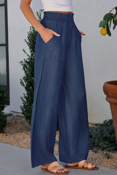 Solana High Waist Wide Leg Jeans by Threaded Pear