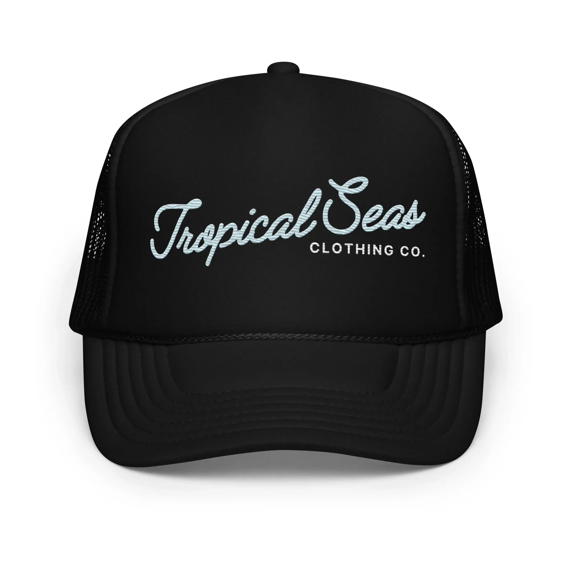 Fancy Tropical Seas Foam Trucker Hat by Tropical Seas Clothing - The Cheeky Wink