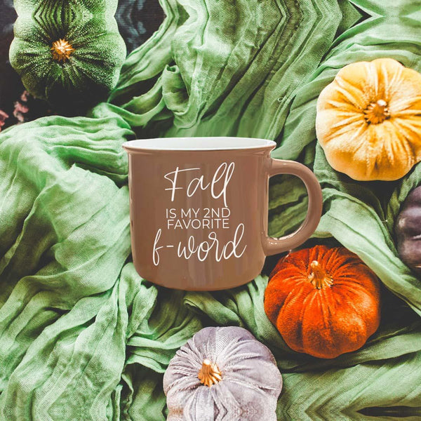 Fall + F-Word Mug by Gia Roma