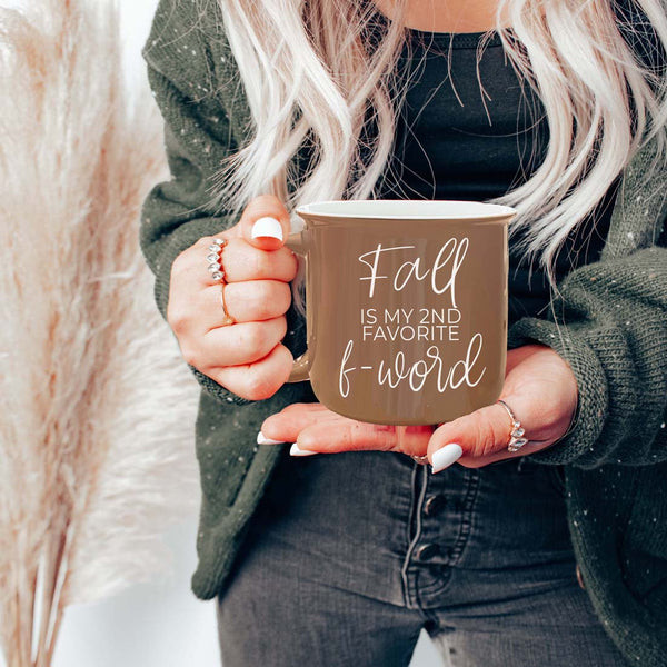 Fall + F-Word Mug by Gia Roma