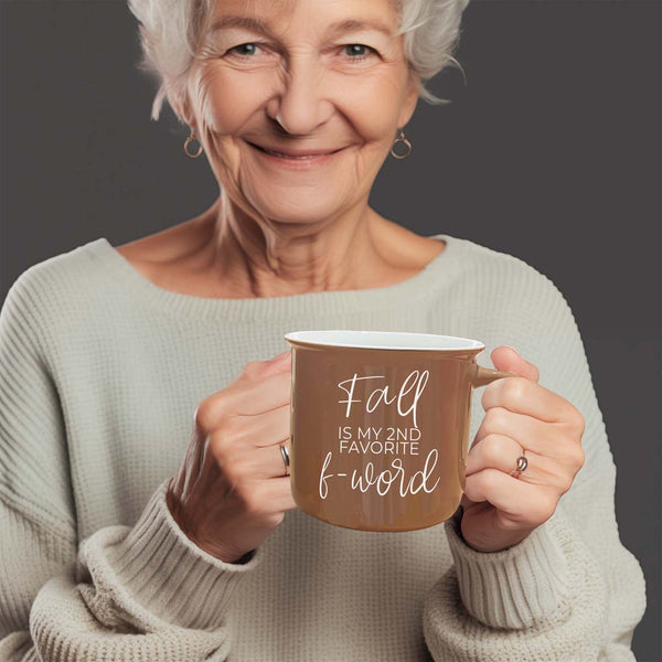 Fall + F-Word Mug by Gia Roma