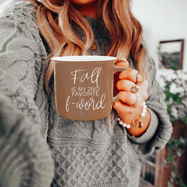 Fall + F-Word Mug by Gia Roma