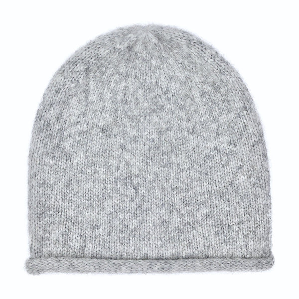 Gray Essential Knit Alpaca Beanie by SLATE + SALT