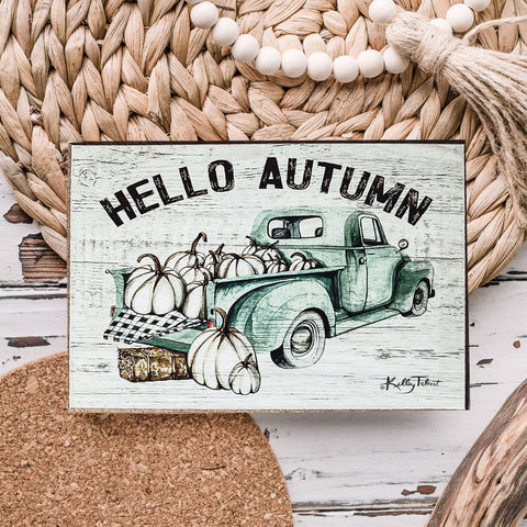 Hello Autumn Teal by Gia Roma