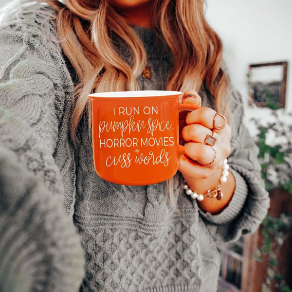 Pumpkin + Horror Mug by Gia Roma