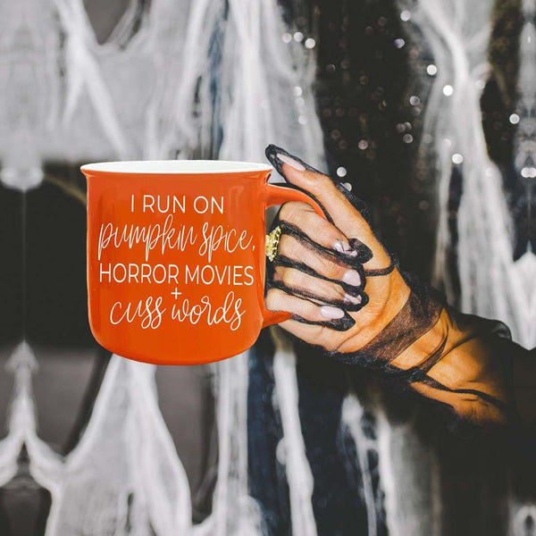 Pumpkin + Horror Mug by Gia Roma