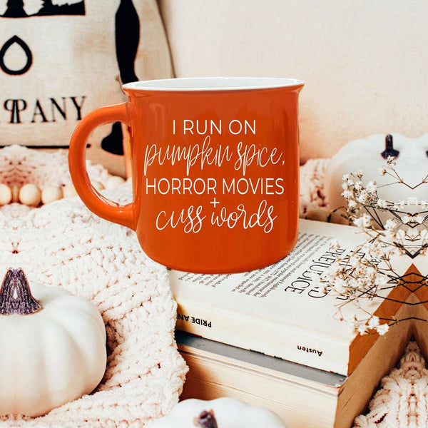 Pumpkin + Horror Mug by Gia Roma