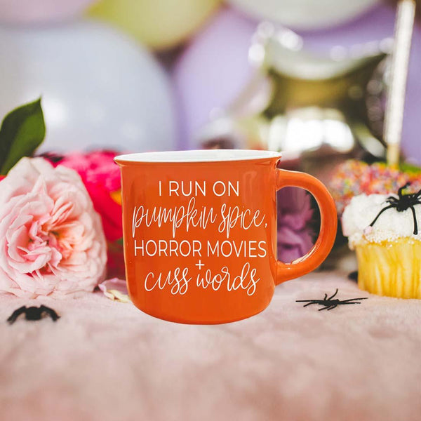 Pumpkin + Horror Mug by Gia Roma