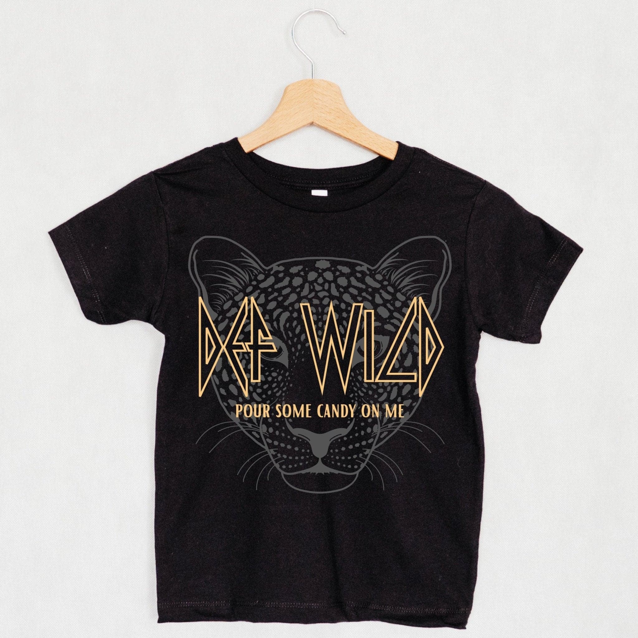 Def Wild Kids Tee - Black by Sweetees