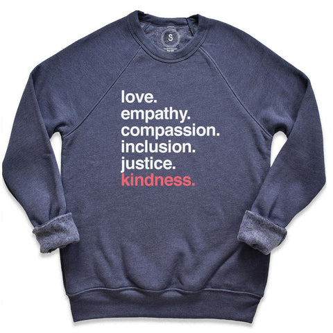 'Kindness Is' Crewneck Fleece by Kind Cotton - The Cheeky Wink