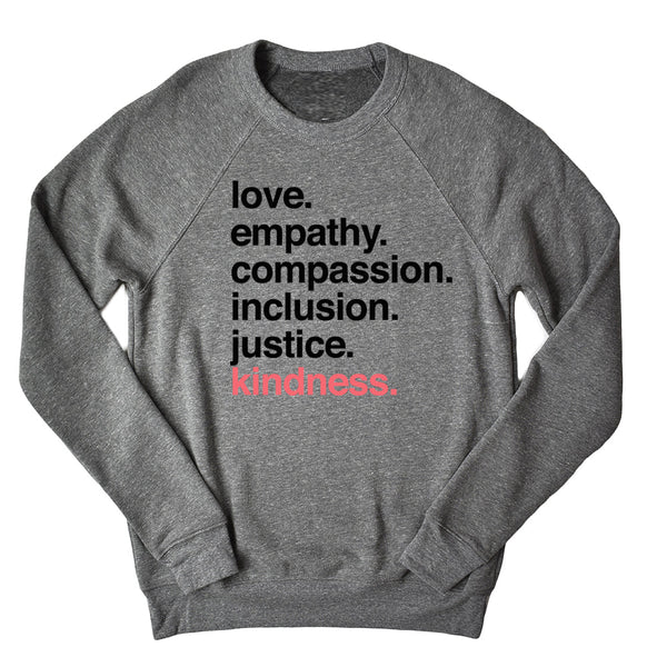 'Kindness Is' Crewneck Fleece by Kind Cotton - The Cheeky Wink