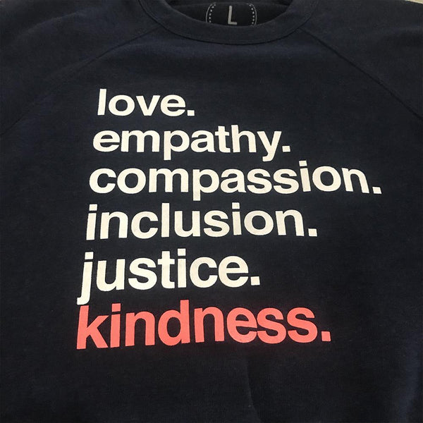 'Kindness Is' Crewneck Fleece by Kind Cotton - The Cheeky Wink