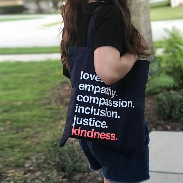 'Kindness Is' Lightweight Tote by Kind Cotton - The Cheeky Wink