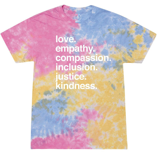 'Kindness is' Tie Dye Classic Tee by Kind Cotton - The Cheeky Wink