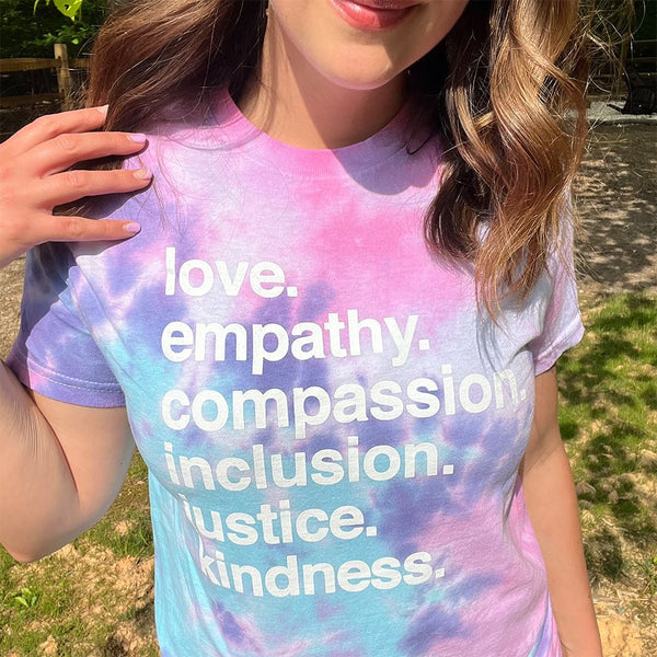 'Kindness is' Tie Dye Classic Tee by Kind Cotton - The Cheeky Wink