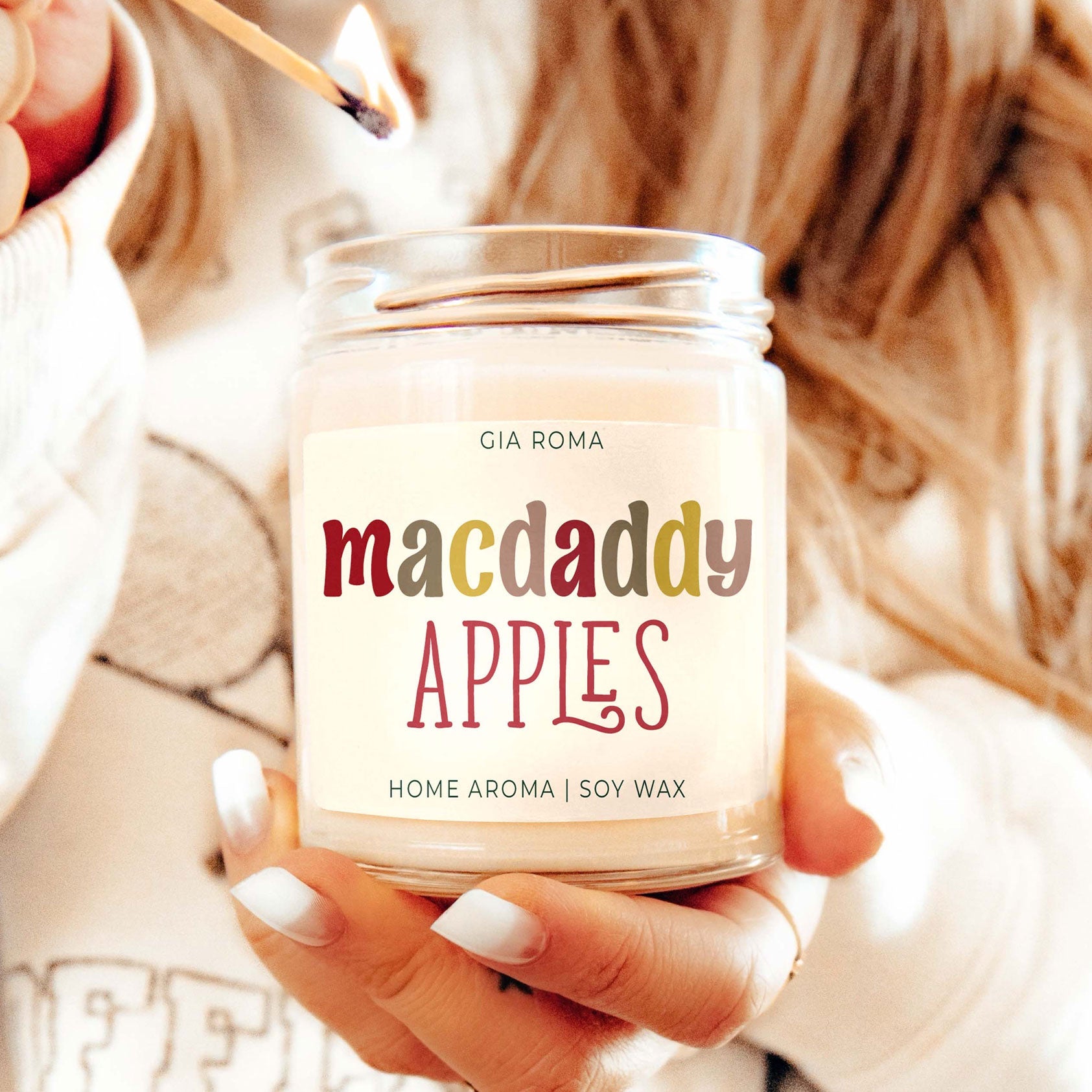 Mac Apple Candle by Gia Roma