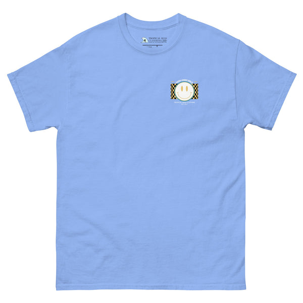 Men's Good Vibes Smiley Face classic tee by Tropical Seas Clothing