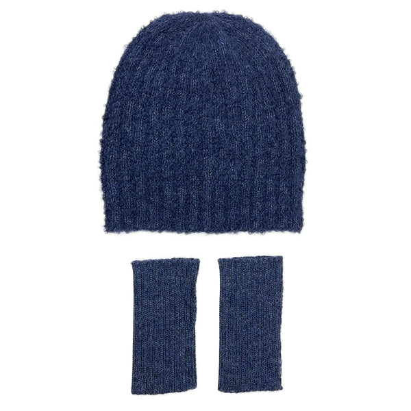 Navy Loop Knit Alpaca Beanie by SLATE + SALT