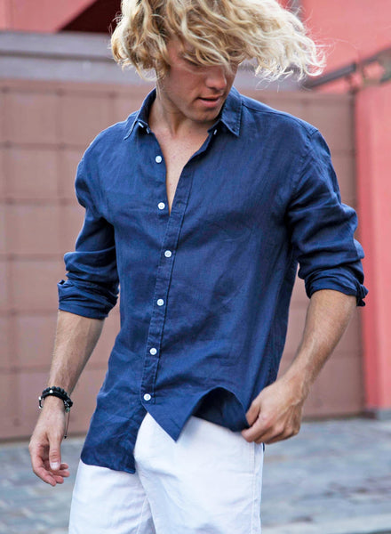 Navy shirt by Bermies