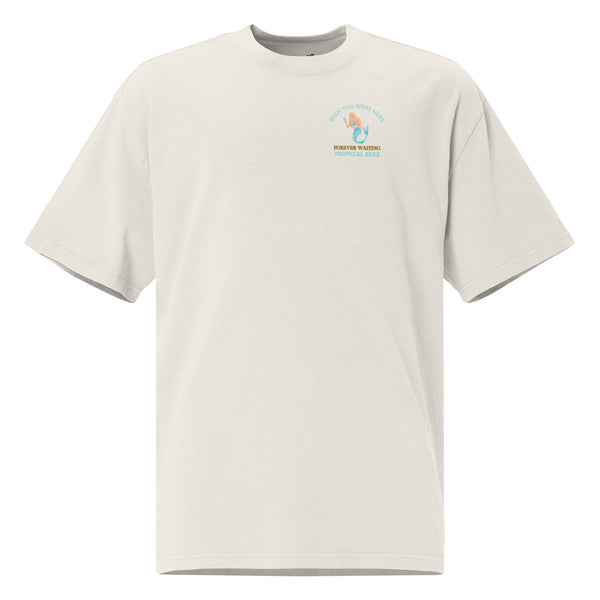 Oversized Waiting Mermaid Faded t-shirt by Tropical Seas Clothing