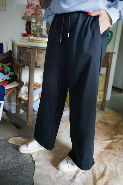 Greta Elastic High Waist Drawstring Sweatpants by Threaded Pear