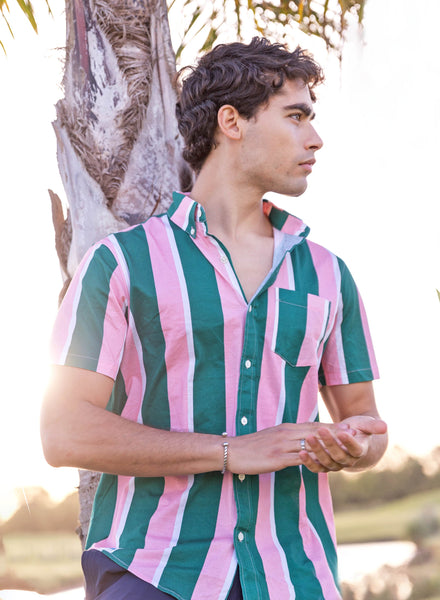 Retro Stripes - Casual shirt by Bermies