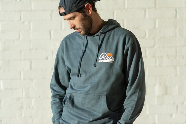 River Road Logo Hoodie | Blue by RIVER ROAD CLOTHING CO.