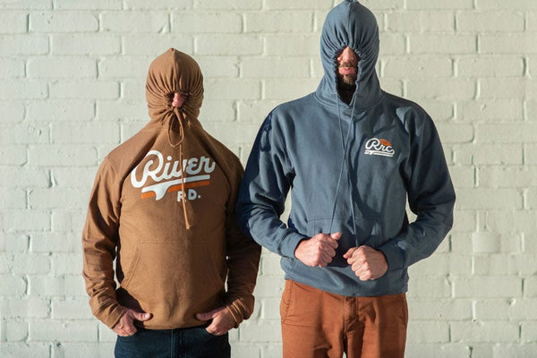 River Road Logo Hoodie | Blue by RIVER ROAD CLOTHING CO.