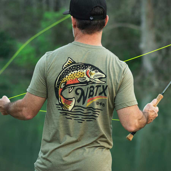 German Trout New Braunfels by RIVER ROAD CLOTHING CO.