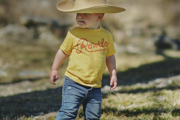 Rowdy (Youth) | Yellow by RIVER ROAD CLOTHING CO.