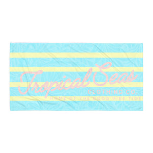 Tropical Vibes Beach Towel by Tropical Seas Clothing