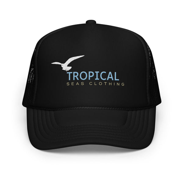 Foam "Seagull Shores" Trucker Hat by Tropical Seas Clothing