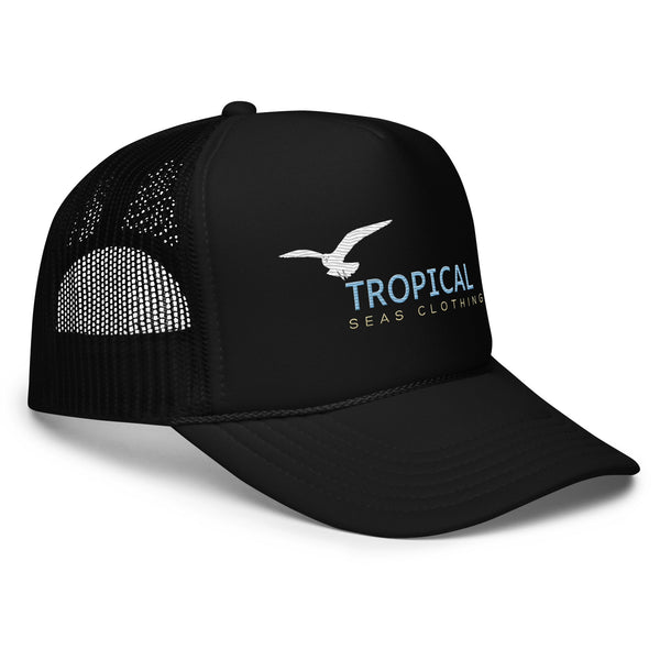 Foam "Seagull Shores" Trucker Hat by Tropical Seas Clothing