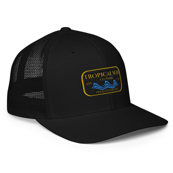 Steady Wave Mesh Trucker Hat by Tropical Seas Clothing