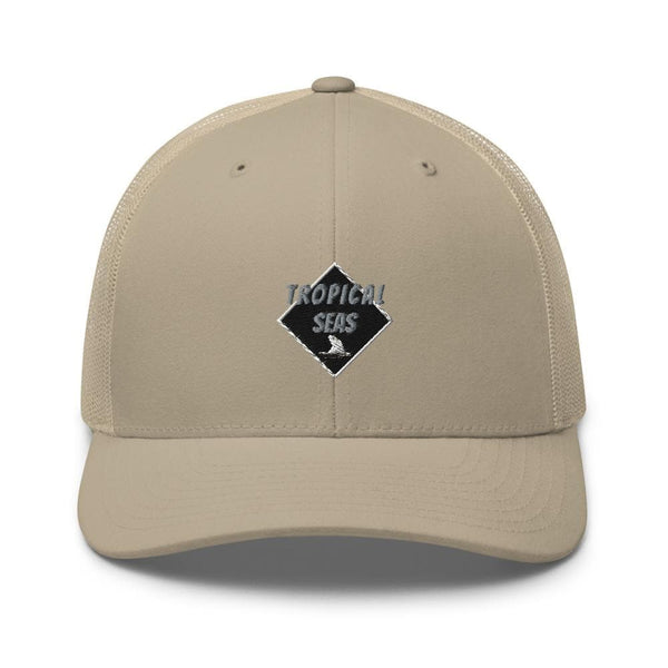 Tropical Seas Shark Fin Trucker Hat by Tropical Seas Clothing