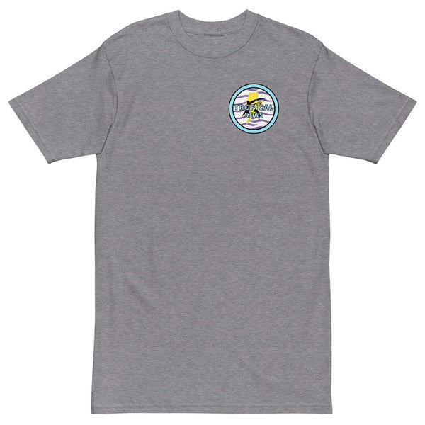 Electric Shark heavyweight tee by Tropical Seas Clothing