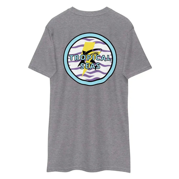 Electric Shark heavyweight tee by Tropical Seas Clothing