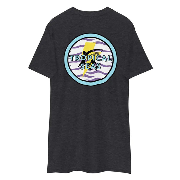 Electric Shark heavyweight tee by Tropical Seas Clothing