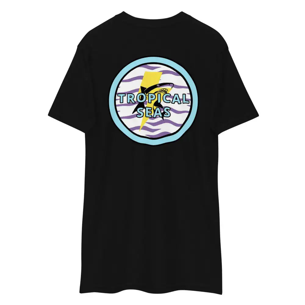 Electric Shark heavyweight tee by Tropical Seas Clothing