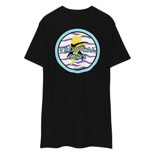 Electric Shark heavyweight tee by Tropical Seas Clothing