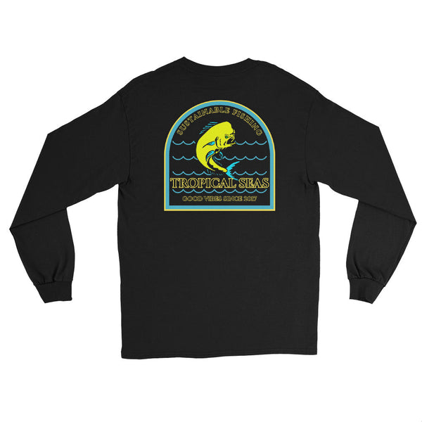 Men's Sustainable Fishing Mahi Mahi Long Sleeve Shirt by Tropical Seas Clothing