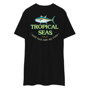 Save Gas and Jig Tuna T-shirt by Tropical Seas Clothing